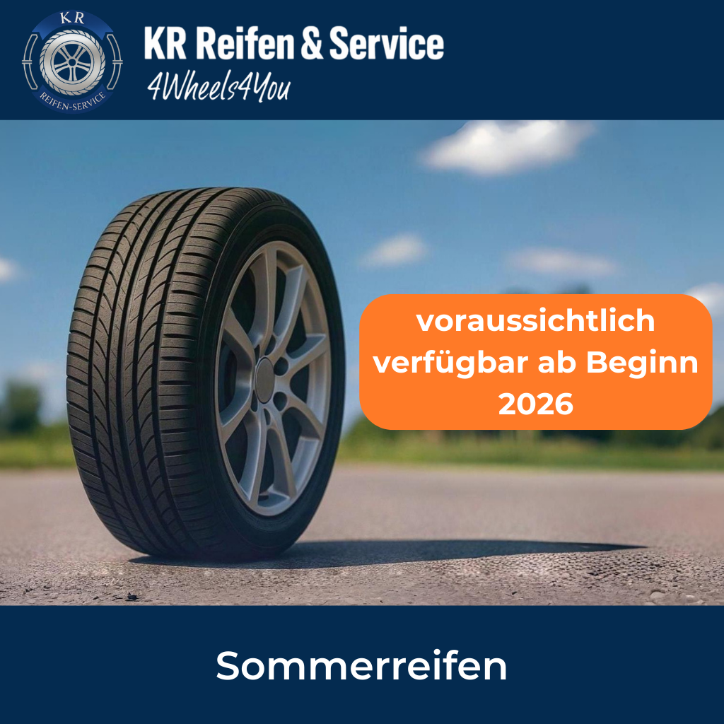 Sommerreifen (verfügbar ab Beginn 2026)