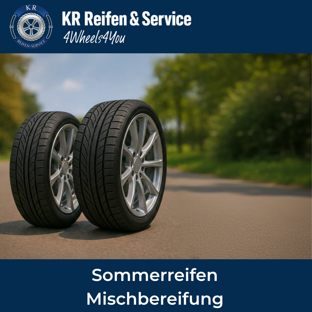 Sommerreifen Mischbereifung