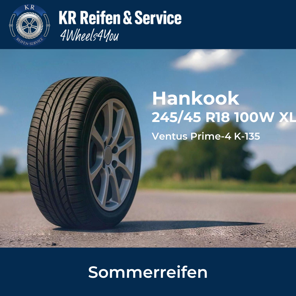 Hankook Ventus Prime-4 K-135 245/45 R18 100W XL