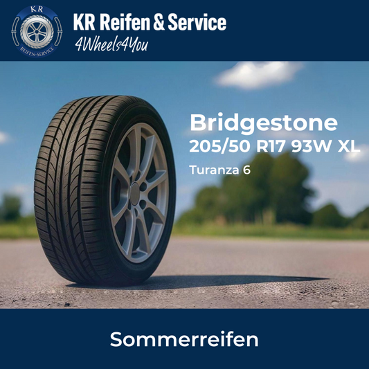 Bridgestone Turanza 6 205/50 R17 93W XL
