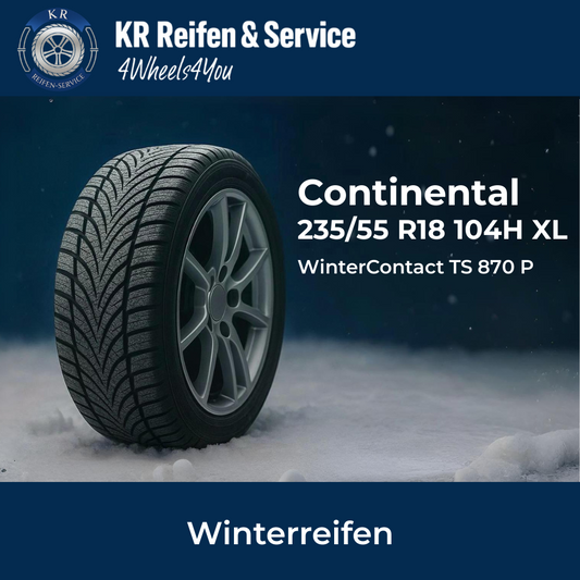 Continental WinterContact TS 870 P 235/55 R18 104H XL