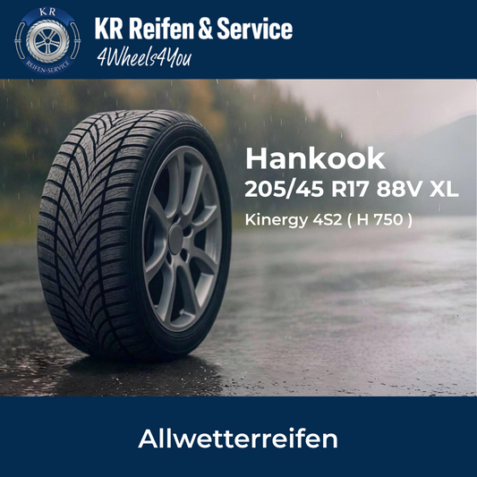 Hankook Kinergy 4S2 ( H 750 ) 205/45 R17 88V XL
