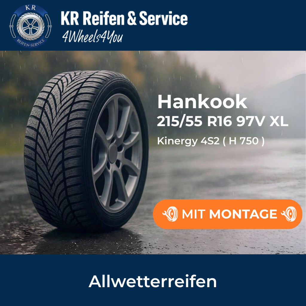 Hankook Kinergy 4S2 ( H 750 ) 215/55 R16 97V XL