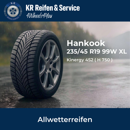Hankook Kinergy 4S2 ( H 750 ) 235/45 R19 99W XL
